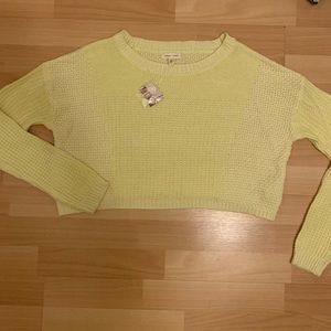 Silence + Noise cropped sweater